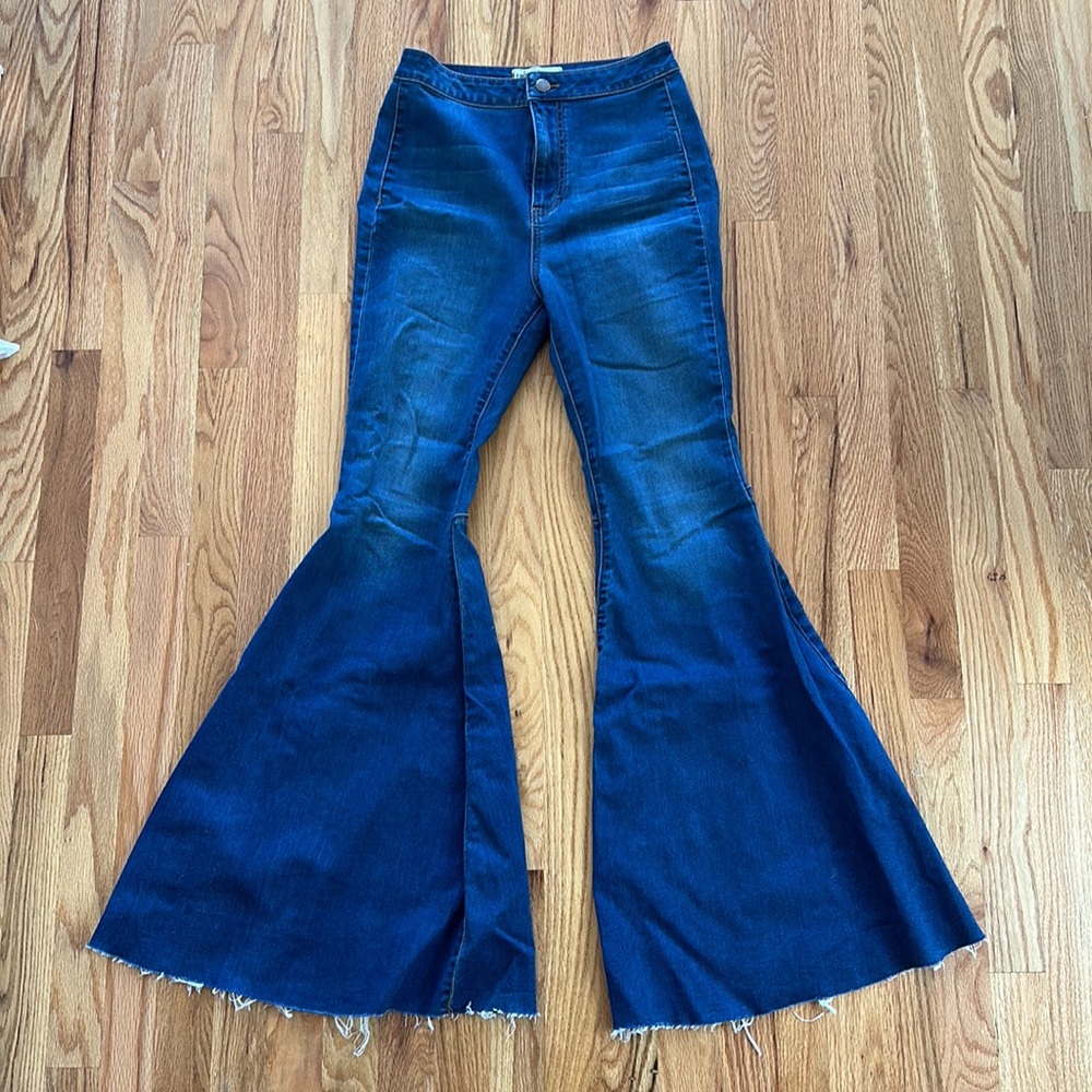 Free People Just Float On Flared Jeans